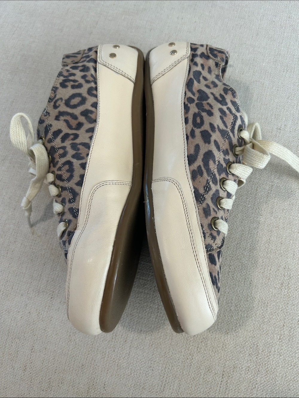 Beek Sanderling Sneaker Leopard print, size 7, NEW display pair, laces flawed - Picture 5 of 13
